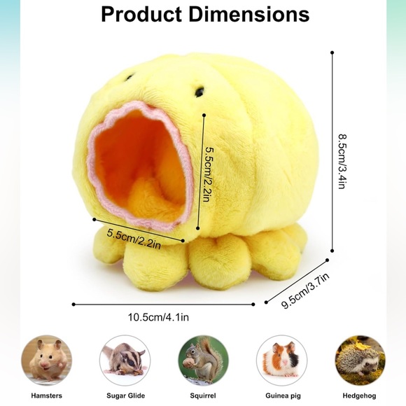 Enido octopus Hideout for small pets like Hamsters or Guinea Pigs, BRAND NEW - Picture 3 of 3